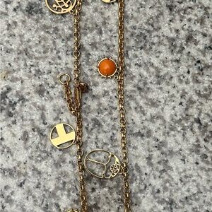 Gold-Tone Charm Necklace